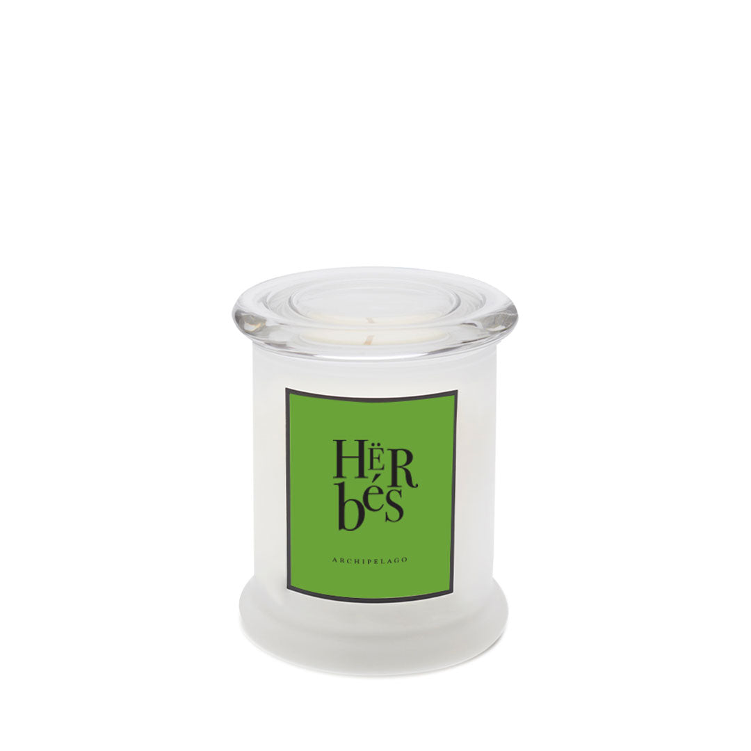 Herbés Frosted Jar Candle