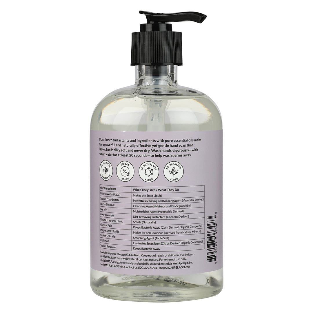 Plant-Based Lavender Hand Wash Label - image 3