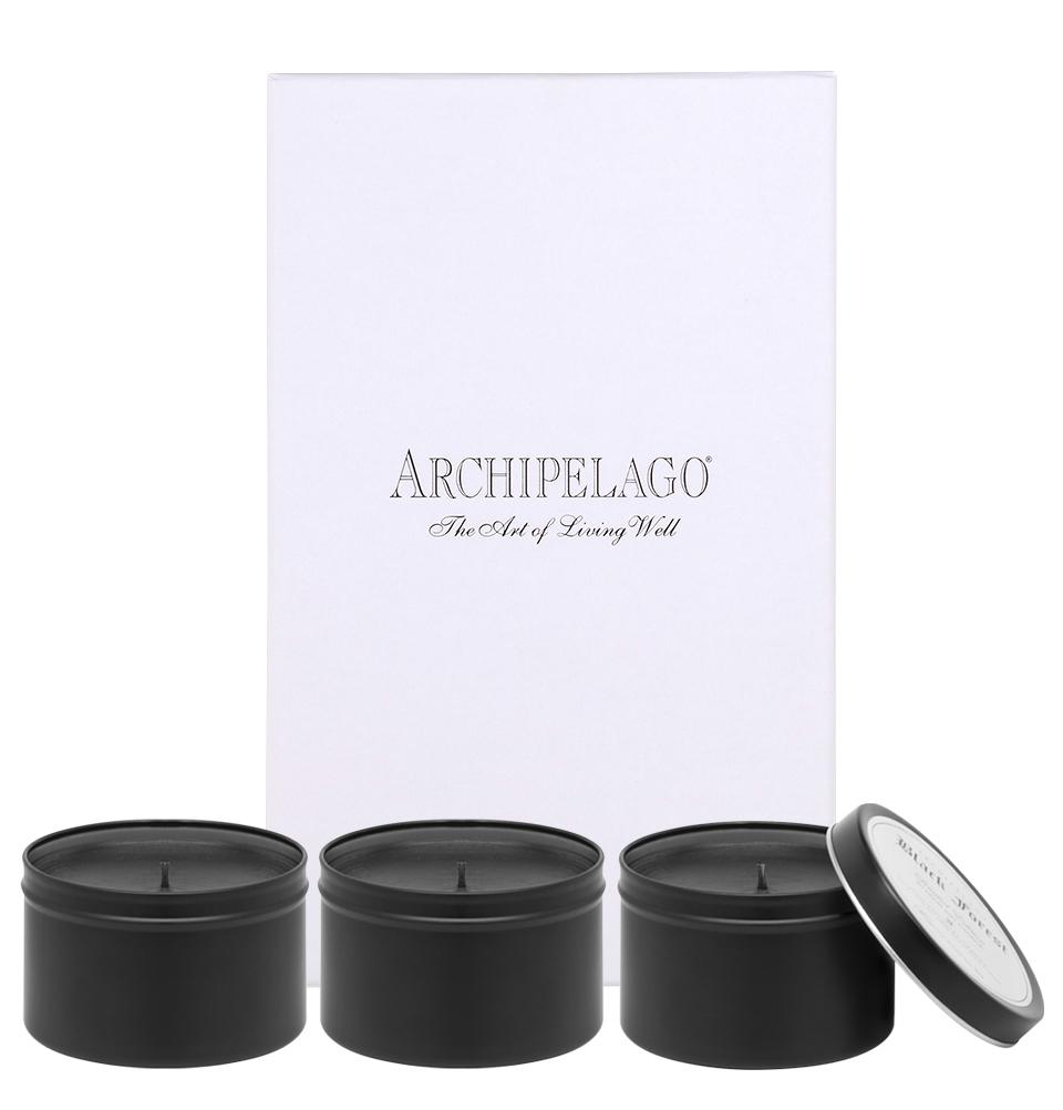 Black Forest Tin Candle Trio - image 1