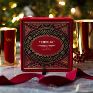 Cranberry St. Germain Mantel Candle