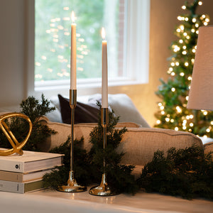 Winter Frost Tapered Candle Set