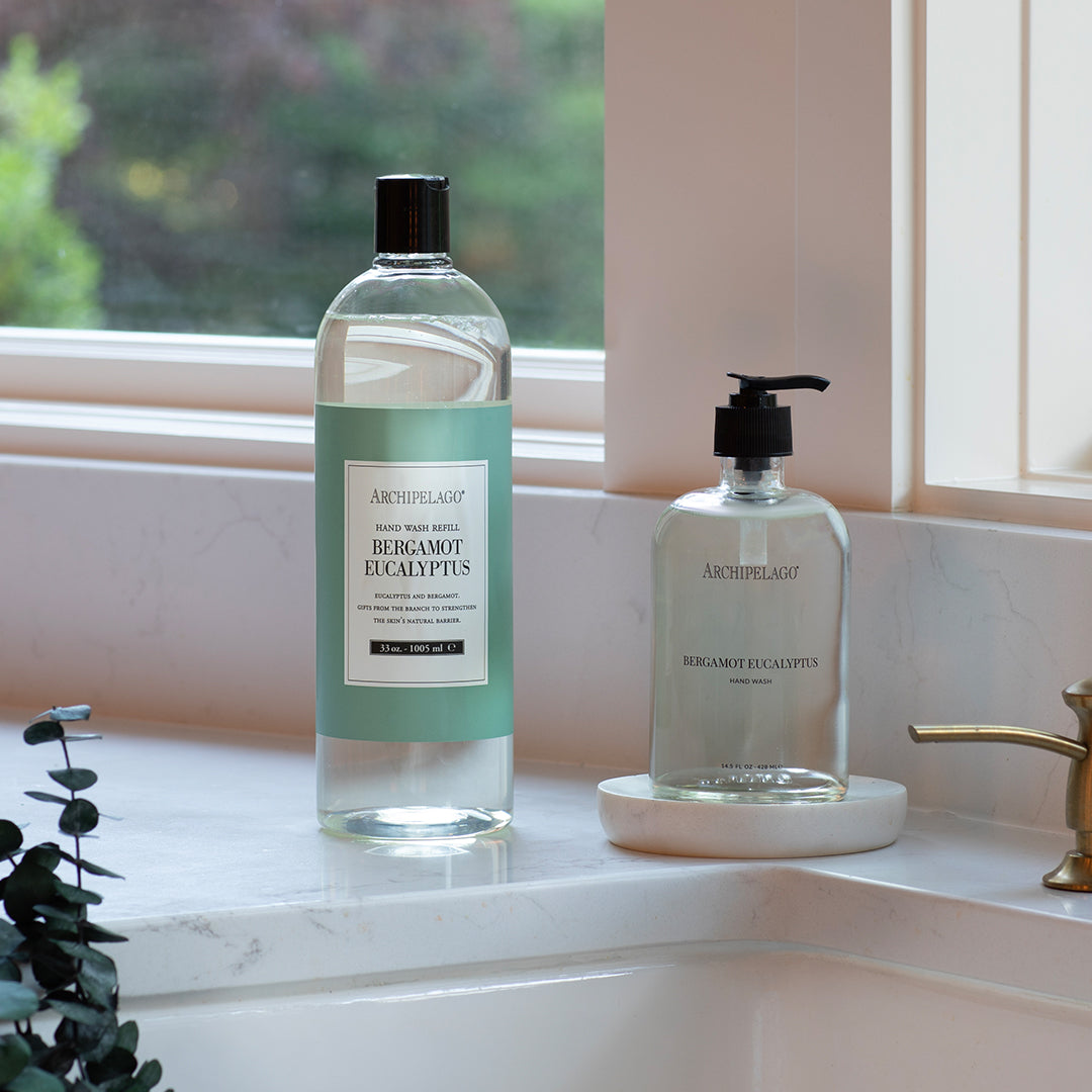 Bergamot Eucalyptus Glass Hand Wash