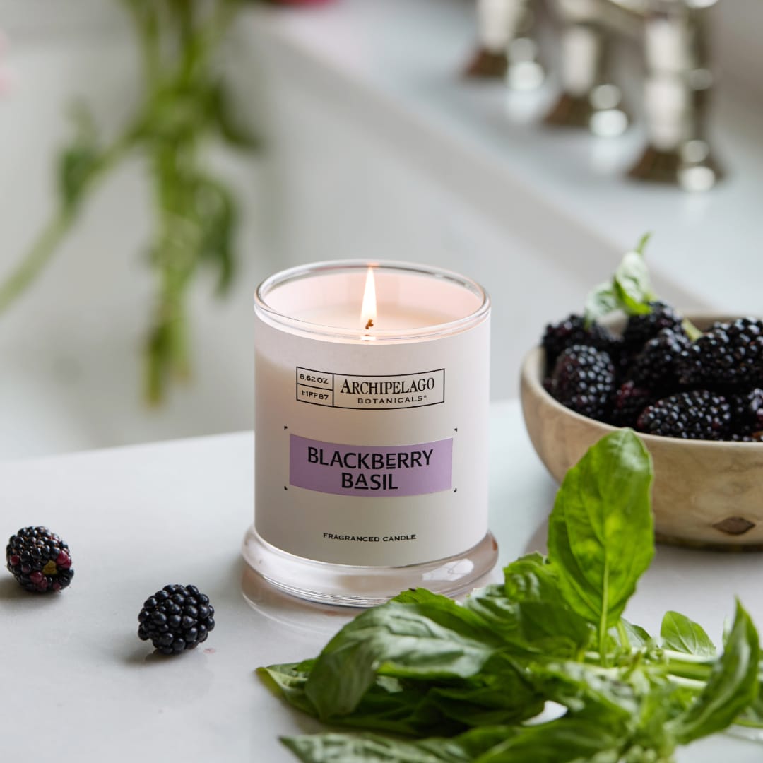 Blackberry Basil Jar Candle | Archipelago Botanicals
