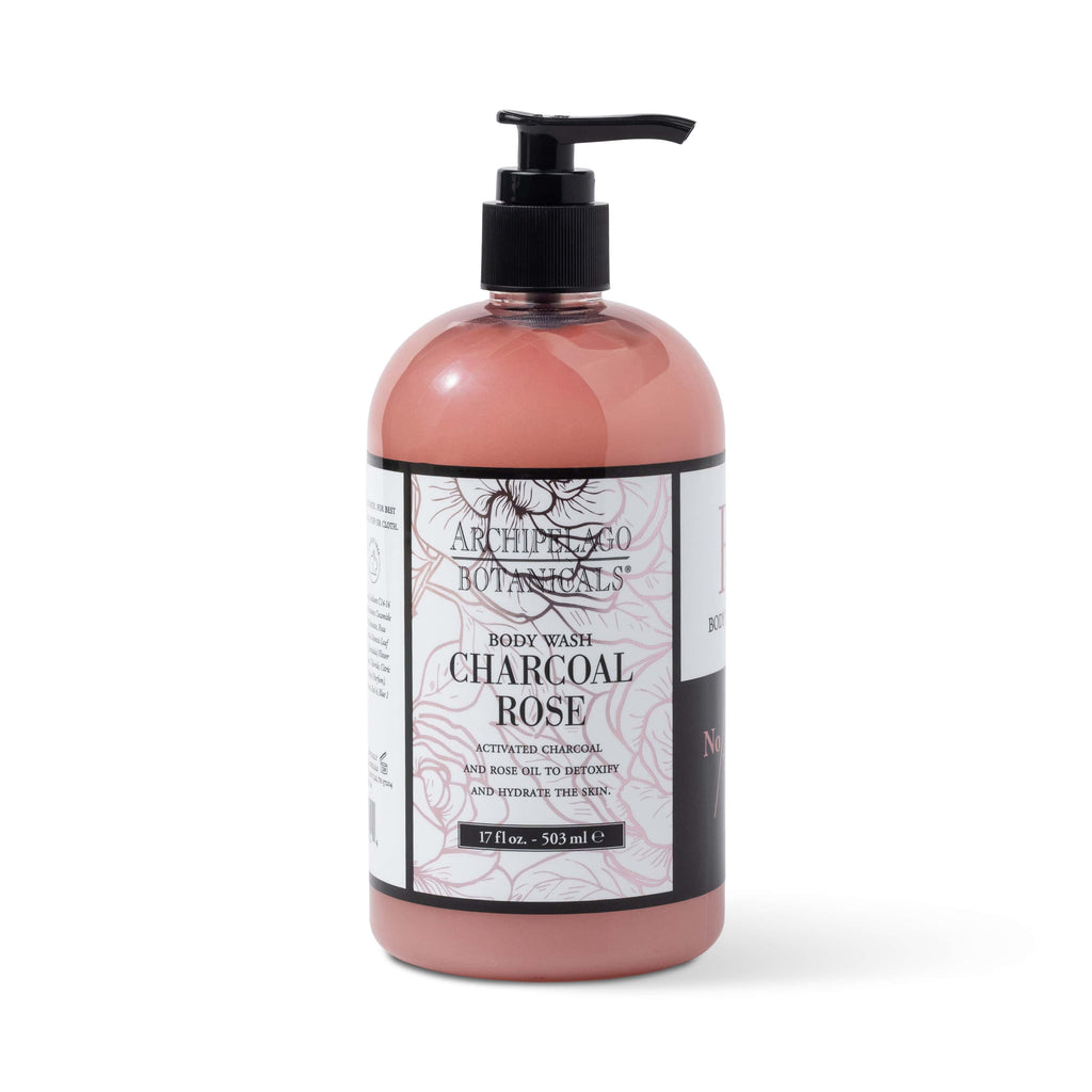 Charcoal Rose 17 oz. Body Wash | Archipelago Botanicals