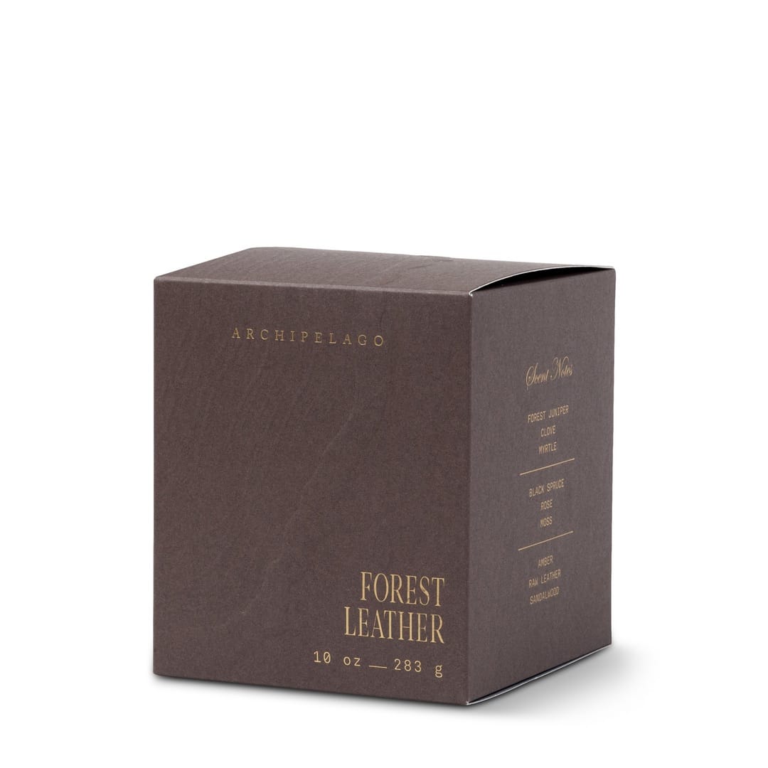 Forest Leather Boxed Candle Archipelago Botanicals - image 5