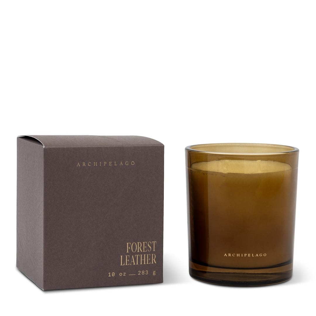 Forest Leather Boxed Candle Archipelago Botanicals - image 1