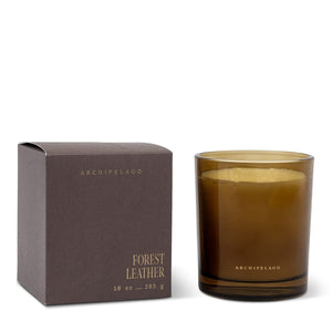 Forest Leather Boxed Candle Archipelago Botanicals - image 1