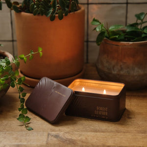 Forest Leather Tin Candle - 6.5 oz Archipelago Botanicals - image 2