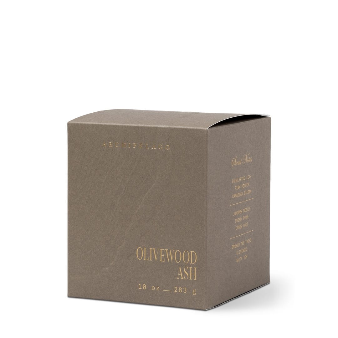 Olivewood Ash Boxed Candle Archipelago Botanicals - image 5