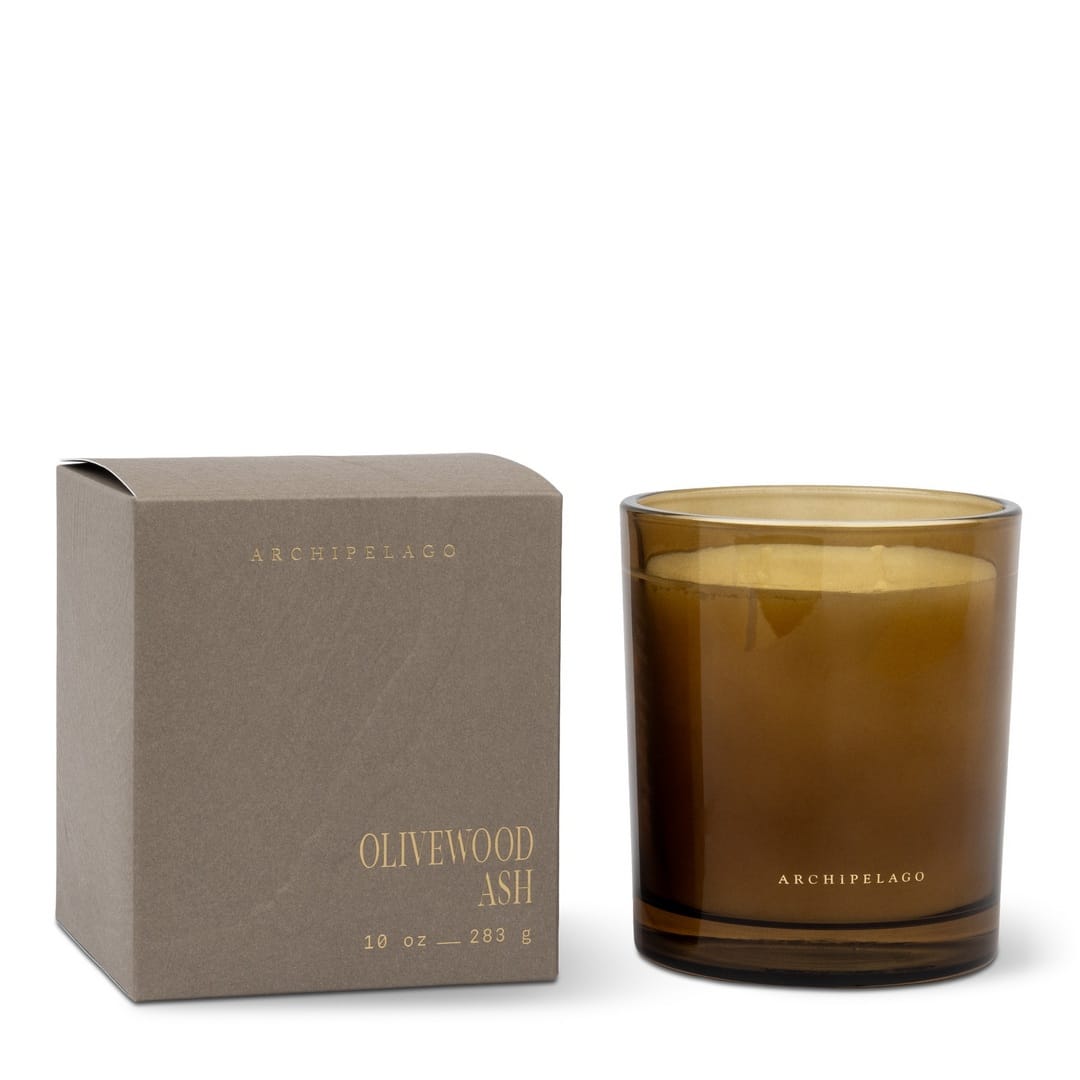 Olivewood Ash Boxed Candle Archipelago Botanicals - image 1