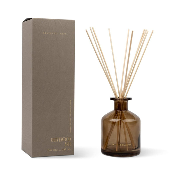 Olivewood Ash Reed Diffuser Archipelago Botanicals