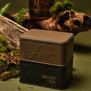 Olivewood Ash Tin Candle - 6.5 oz Archipelago Botanicals - image 2