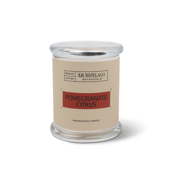 Pomegranate Citrus Glass Jar Candle | Archipelago Botanicals