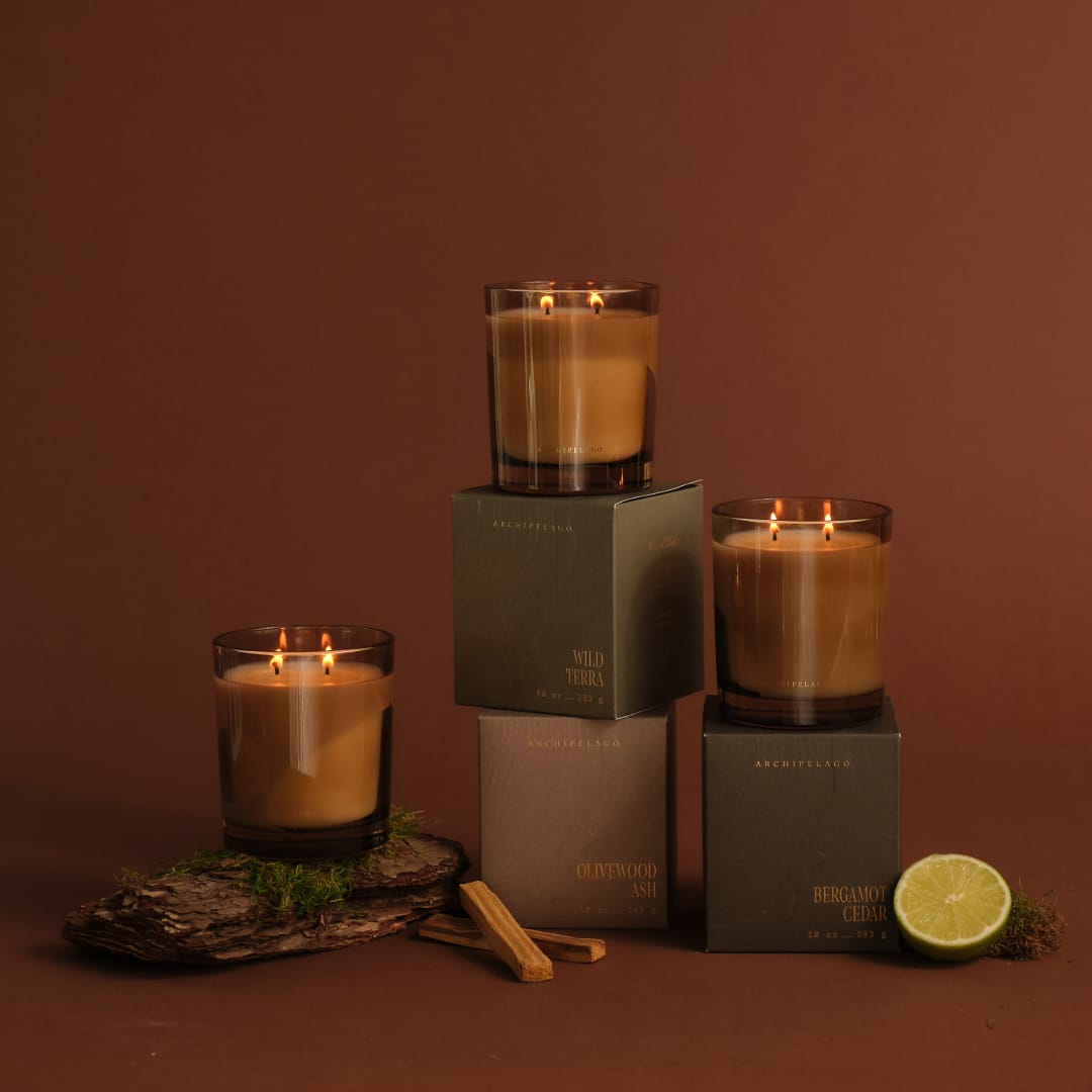 Bergamot Cedar Boxed Candle Archipelago Botanicals - image 4