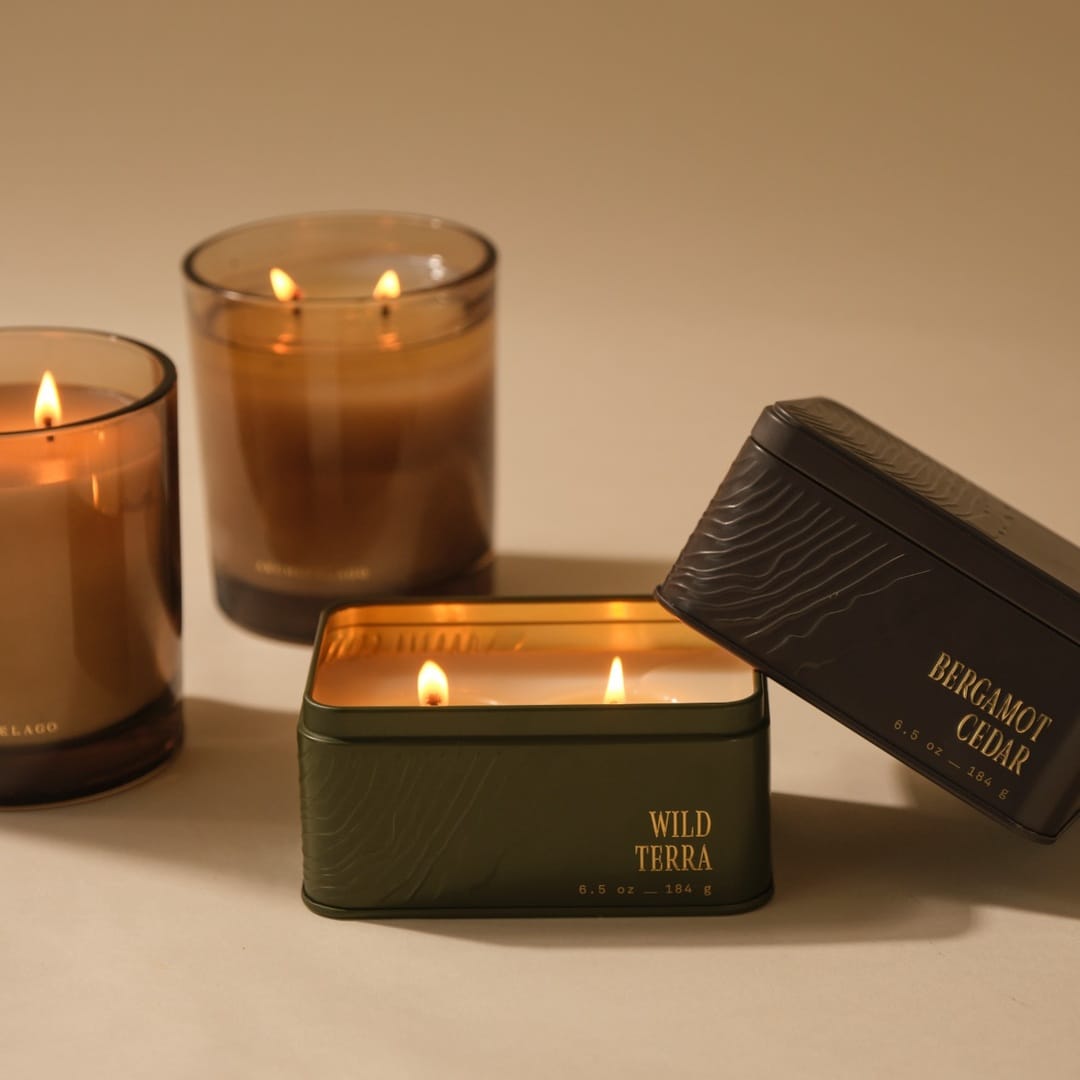 Wild Terra Tin Candle Archipelago Botanicals - image 4