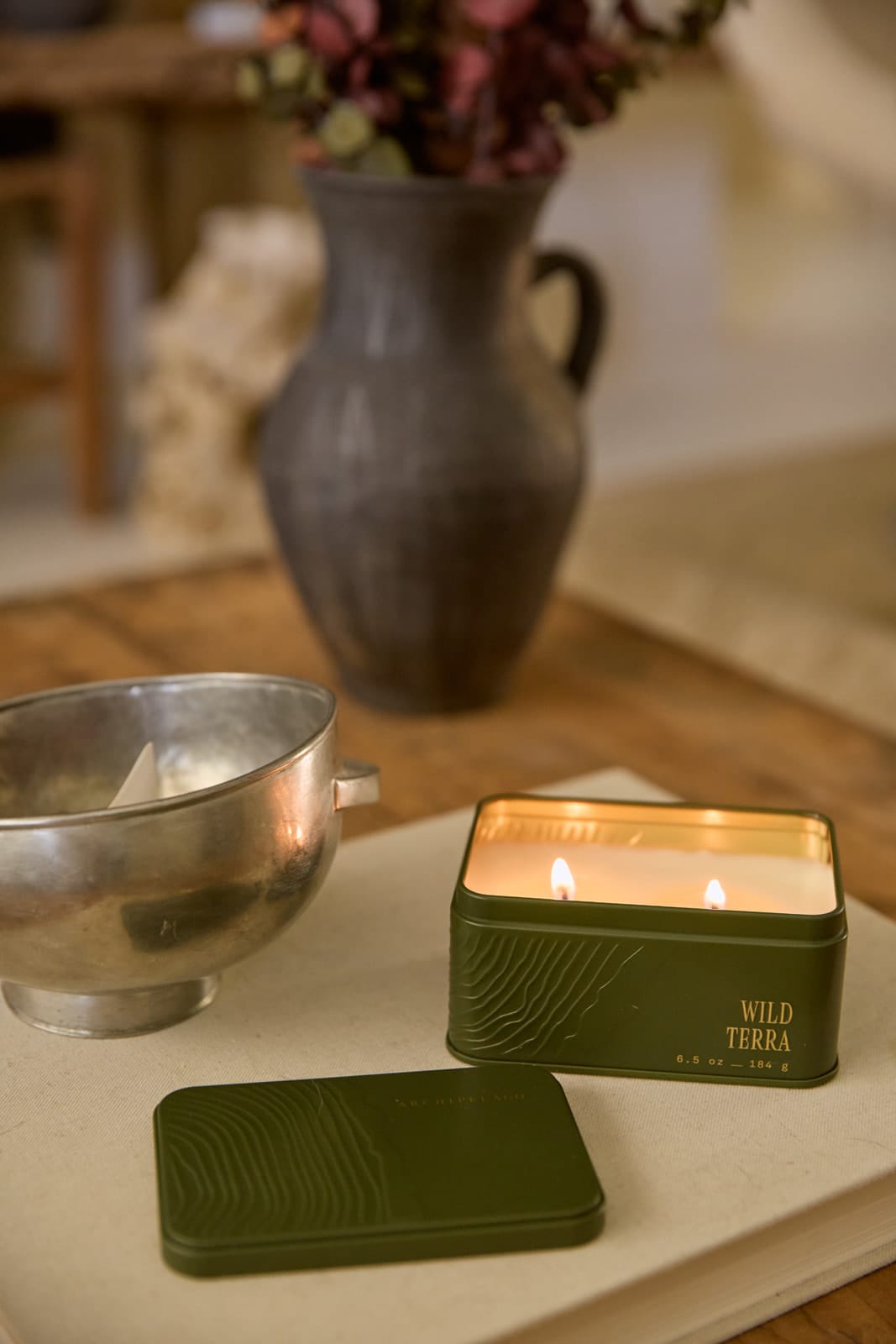 Wild Terra Tin Candle - 6.5 oz Archipelago Botanicals - image 3