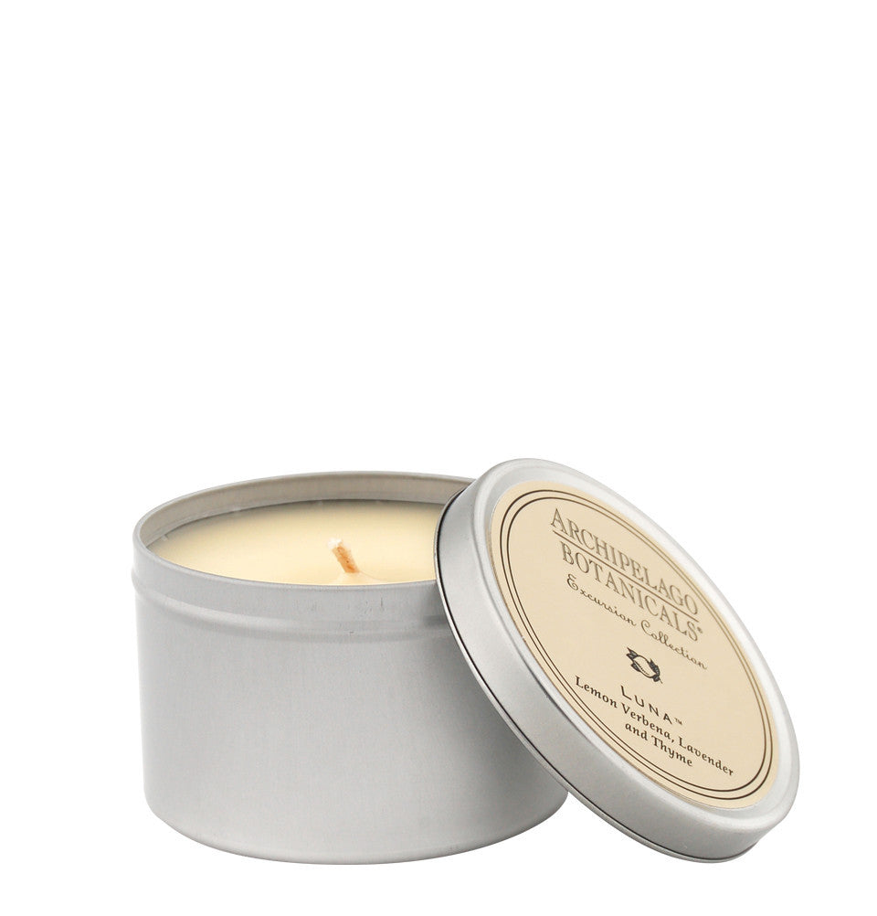 White Tea + Thyme Soy Wax Candle - Travel Tin