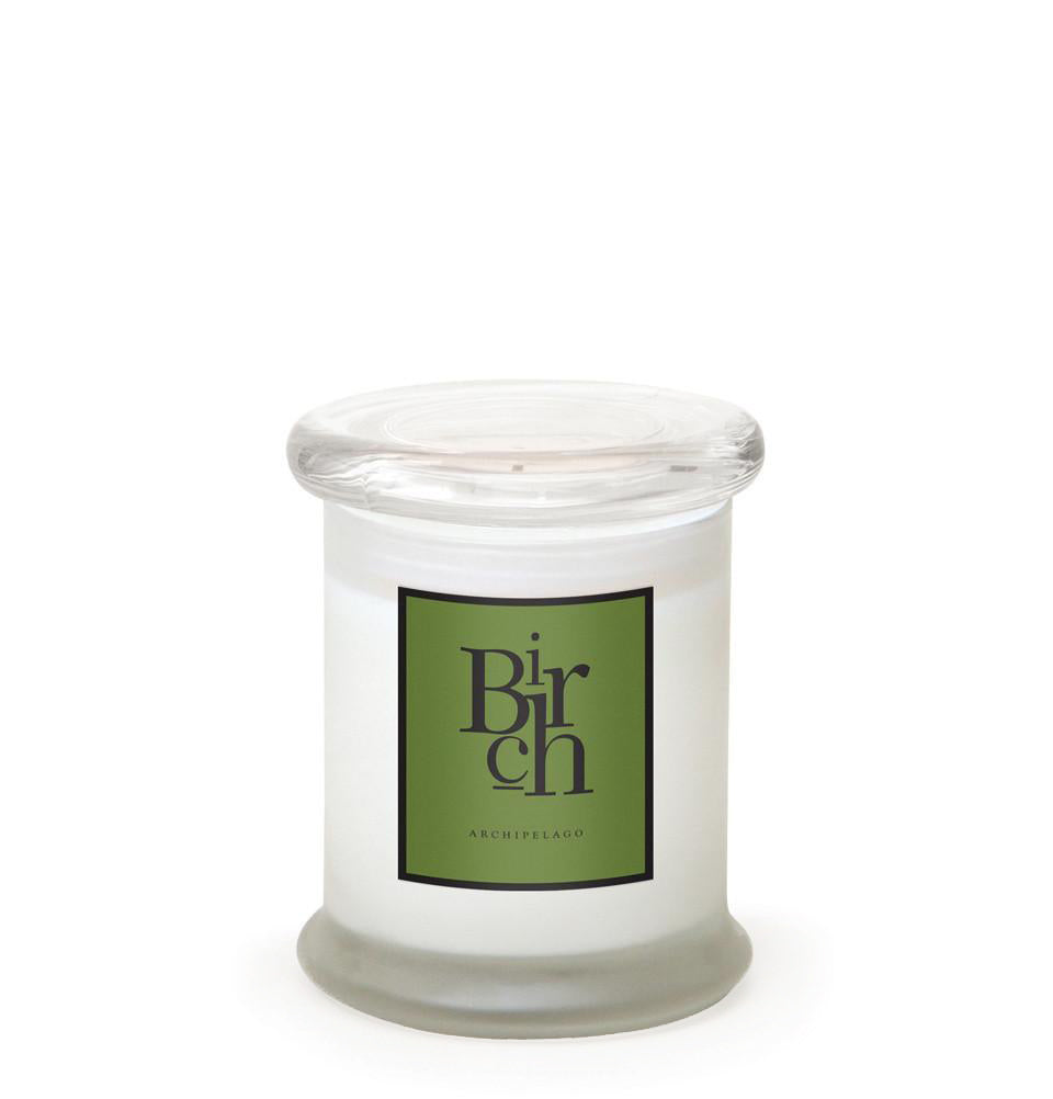 Birch Frosted Jar Candle