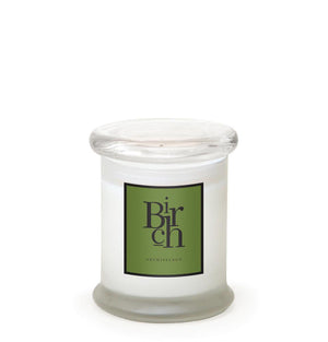 Birch Frosted Jar Candle
