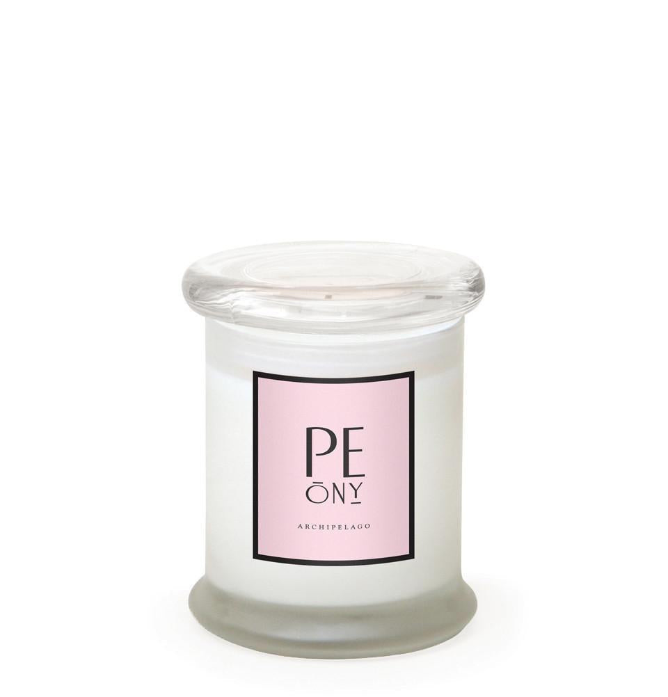 Peony Frosted Jar Candle