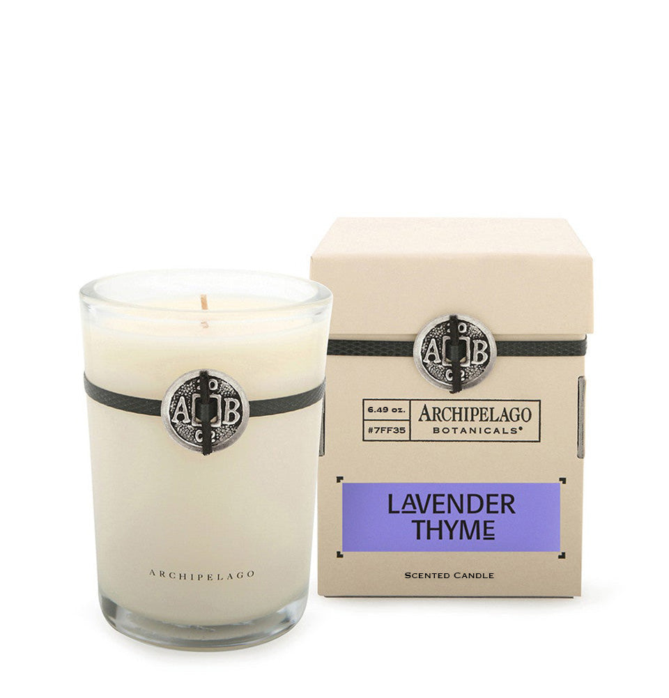 Archipelago Lavender Thyme Boxed Candle
