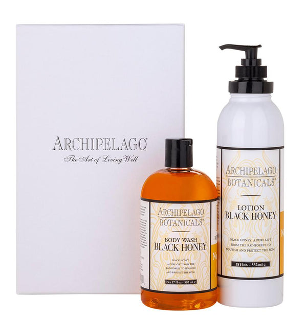 Black Honey 17 oz. Body Wash & Lotion Set