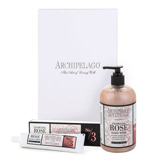 Charcoal Rose Hand Crème & Hand Wash Set