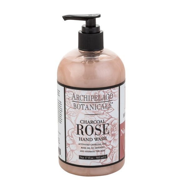 Charcoal Rose Hand Soap | Archipelago Botanicals